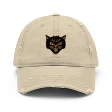 Load image into Gallery viewer, JHS - Bad Kitty Distressed Dad Hat