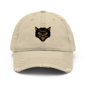 JHS - Bad Kitty Distressed Dad Hat